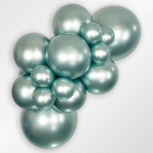 11" Sempertex Silk Cool Mint Balloons 50 Bag #53536