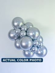 5" TufTex Effects Silvery Chrome Silver 50ct #15072