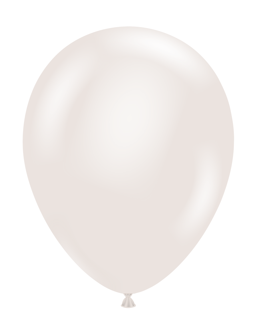 5" TUFTEX "Sugar" Pearl White Balloons 50CT #15037