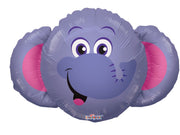 14" Mini Elephant Shape Foil Air Fill Balloon 1ct #19758