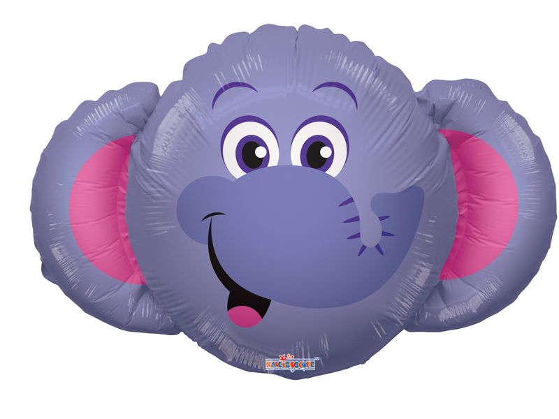14" Mini Elephant Shape Foil Air Fill Balloon 1ct #19758