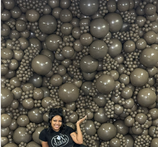 36" Tuf Tex Cocoa Round Latex Balloons 1ct #3642
