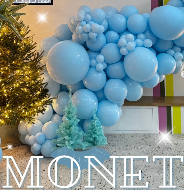 5" Tuf-Tex Monet Latex Balloons 50 BAG #15087
