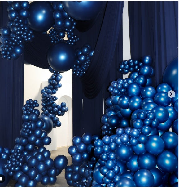 5" TUFTEX Metallic Midnight Blue Balloons 50ct Bag #15051