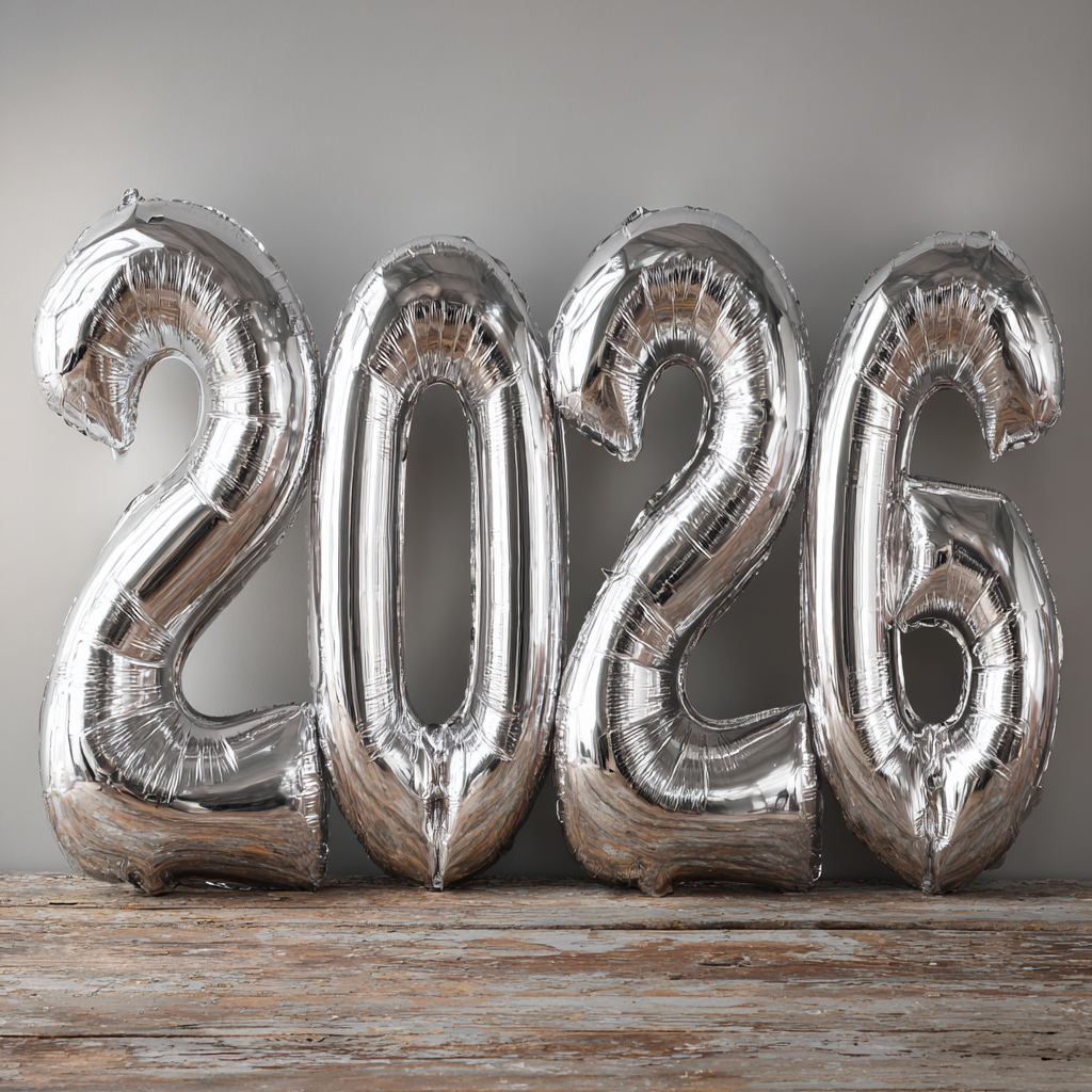 16" Mini Gold # 2026 Set Balloon Air Fill Only #2026-Gold