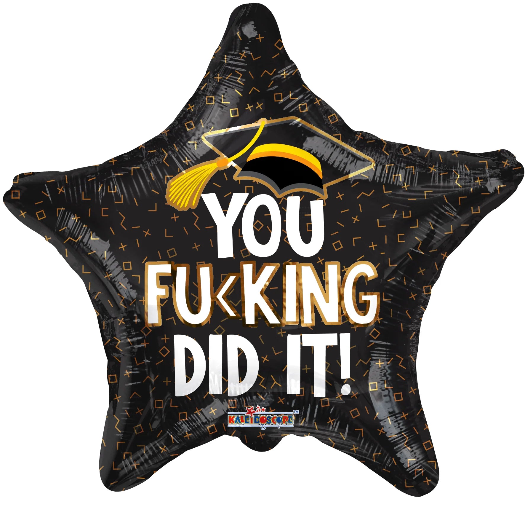 18" You F-king Did It! Graduation Helium Foil Balloon (5 Pack) #85481