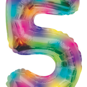 number balloons rainbow number balloons