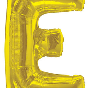 gold letter e balloons mylar letter balloons