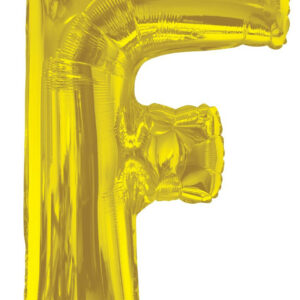 gold letter balloons letter f balloons