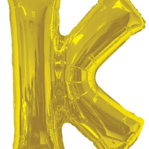 gold letter k balloons