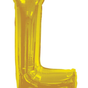 gold letter balloons letter l balloon