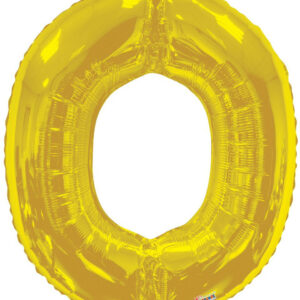 gold letter o balloon