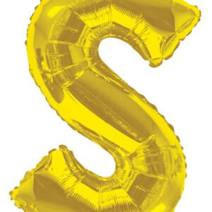 letter s balloons gold letter balloons