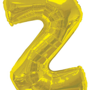 gold letter z balloon