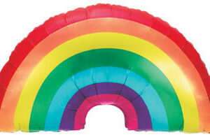 rainbow balloons