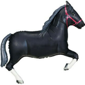 blsck stallion balloon cowboy theme balloons