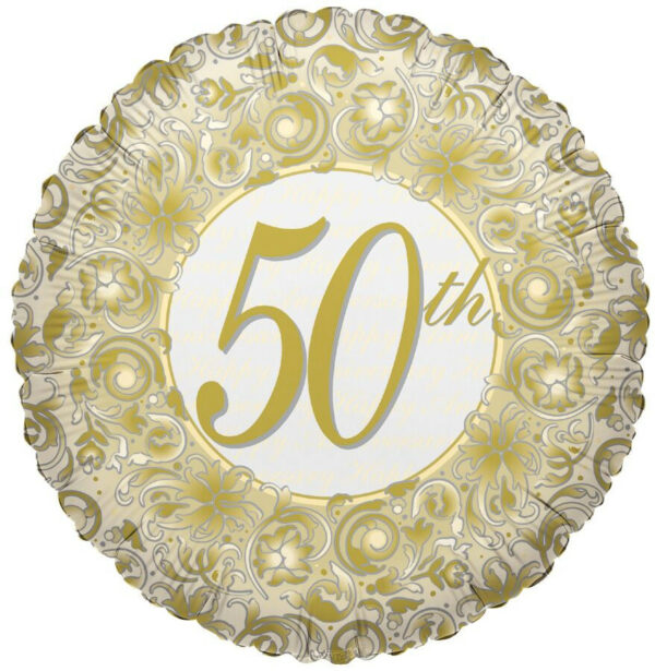 50th balloons