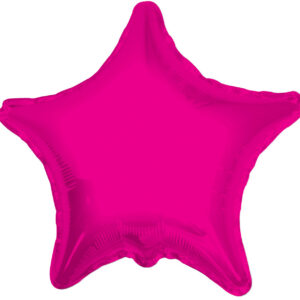 hot pink star balloon,fuchsia star balloon