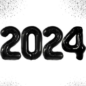 2024 black balloons