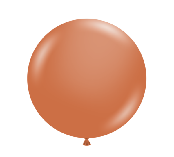 burnt orange balloons by tuf tex