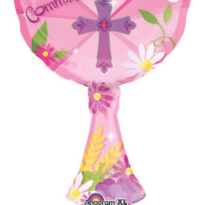 chalice balloon pink