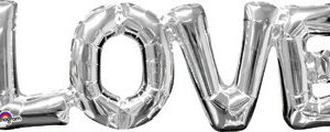 love letter balloons connected balloon letters