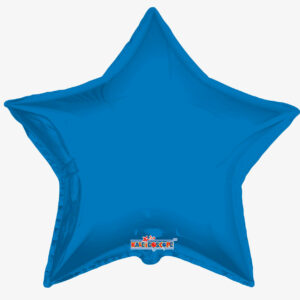 big blue star balloon 36" mylar star balloons