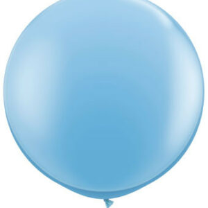 big pale blue balloon