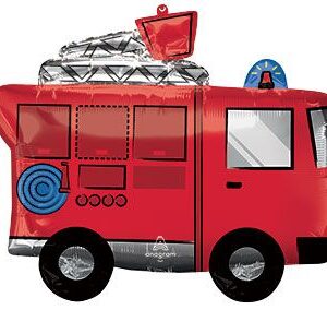 26" Fire Engine Balloon 1 per Pack #42802