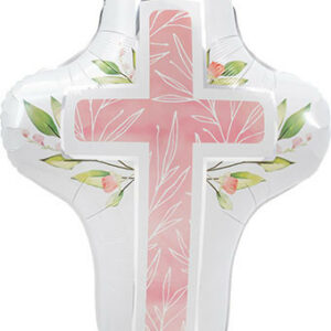 pink cross, communion cross