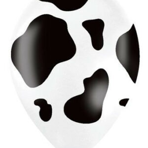 cow print balloons