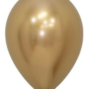 chrome gold balloons, reflex gold balloons