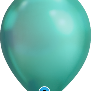 chrome green balloons