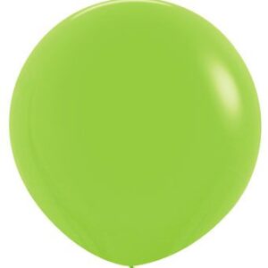 24" Sempertex Neon Green Latex Balloons 1 ct  #59052