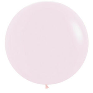 matte pink balloons