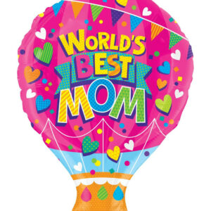 worlds best mom balloon