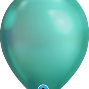 chrome green balloons