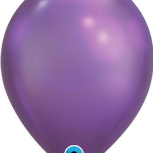 chrome purple balloons