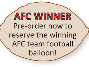 Afc footbal balloons