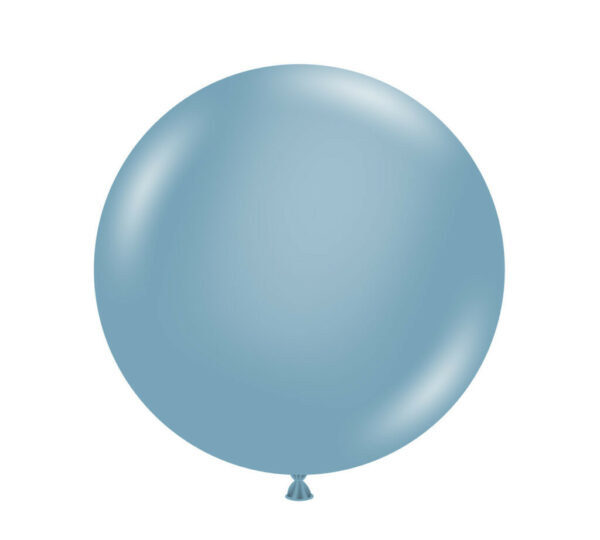 24"  balloons Blue Slate balloons tuf tex balloons