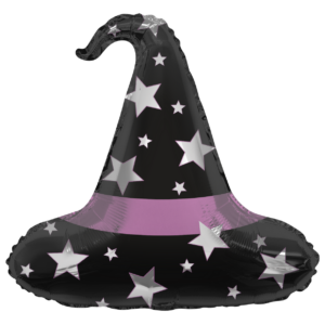 halloween balloons witch hat shape