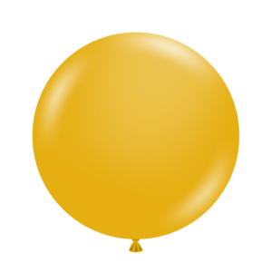 mustard balloons, tuf tex balloons