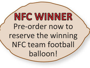 nfc footbal balloons