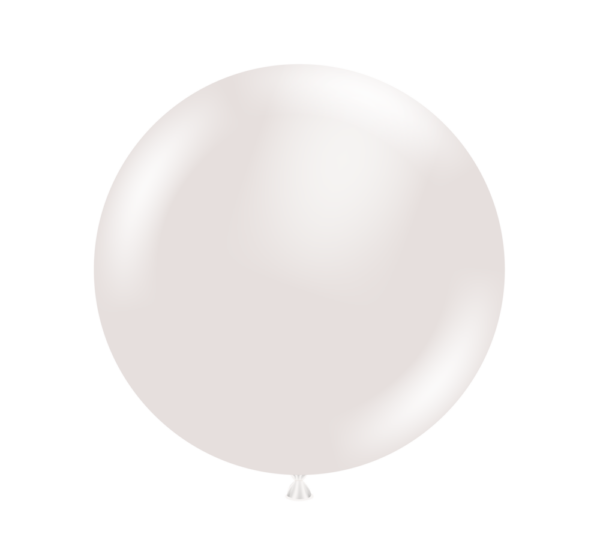 24" inch pearl white balloons