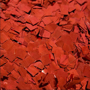 red confetti