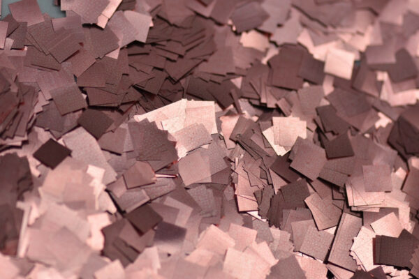 CONFETTIN METALLIC ROSE GOLD CONFETTI