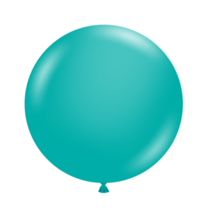 teal balloons