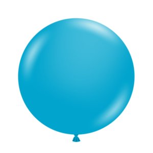 turquoise balloons