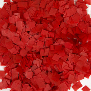 red confetti