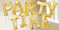 Gold Letter Balloons